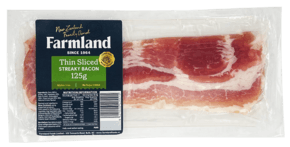 Thin Sliced Streaky Bacon 125G